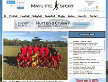 Tablet Screenshot of mayottesport.com